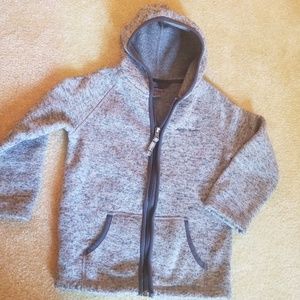 Boy's Eddie Bauer hooded fleece jacket